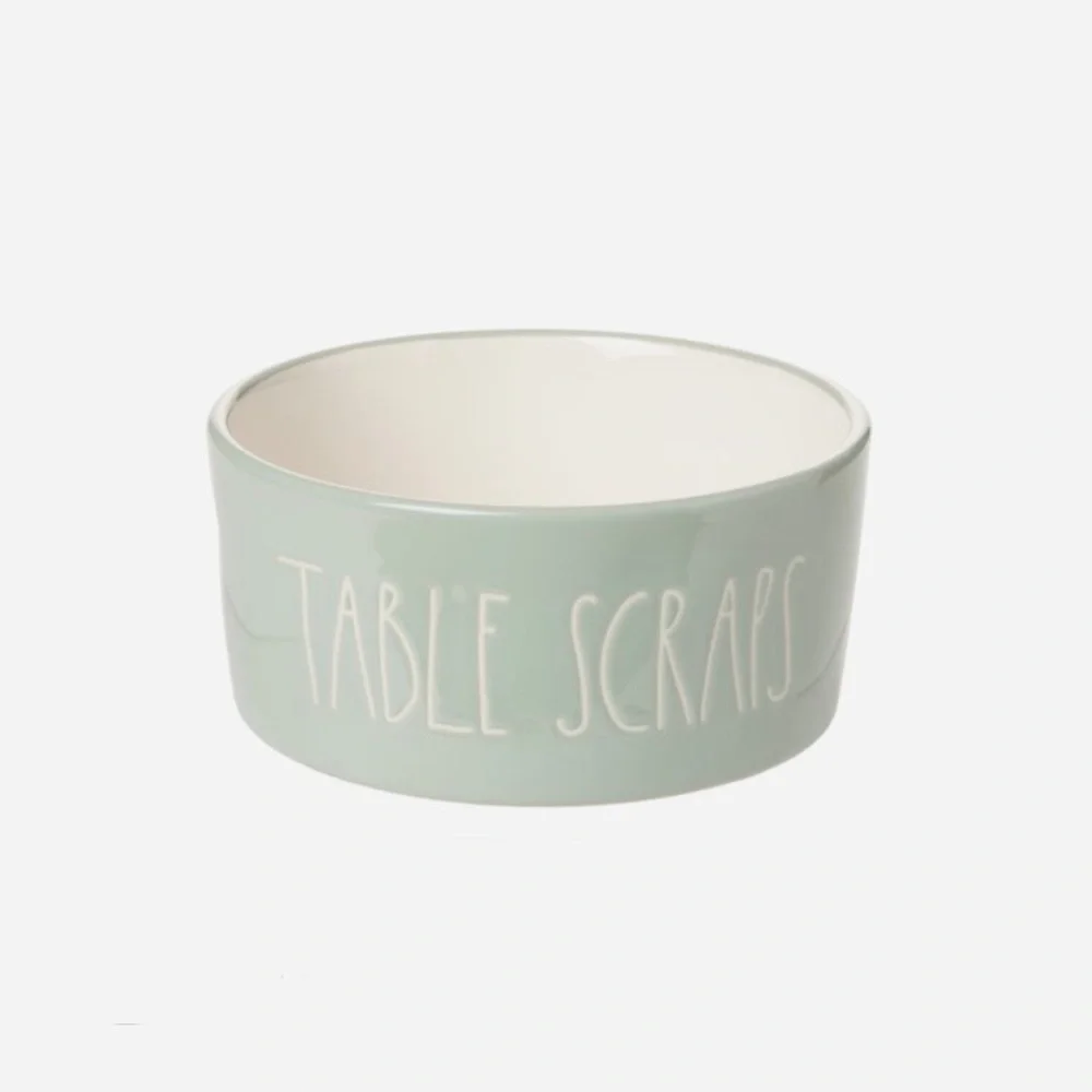 Rae Dunn Table Scraps Pet Bowl